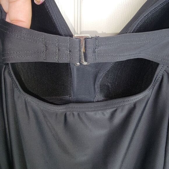 Swimsuits for all black swimdress size 14 - Picture 6 of 9